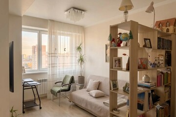 1-к квартира, 52 м², 9/17 эт.